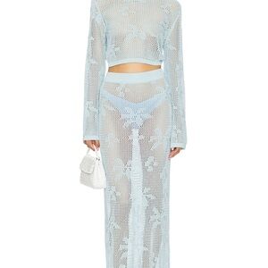 Terra Reversible Top and Terra maxi skirt in Glacial